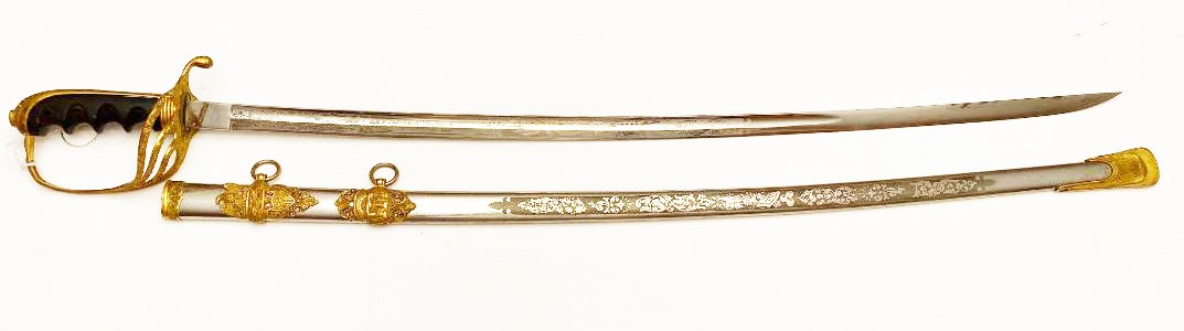 U. S. MODEL 1902 SABER FOR ALL OFFICERS (GEORGIA STATE SEAL)