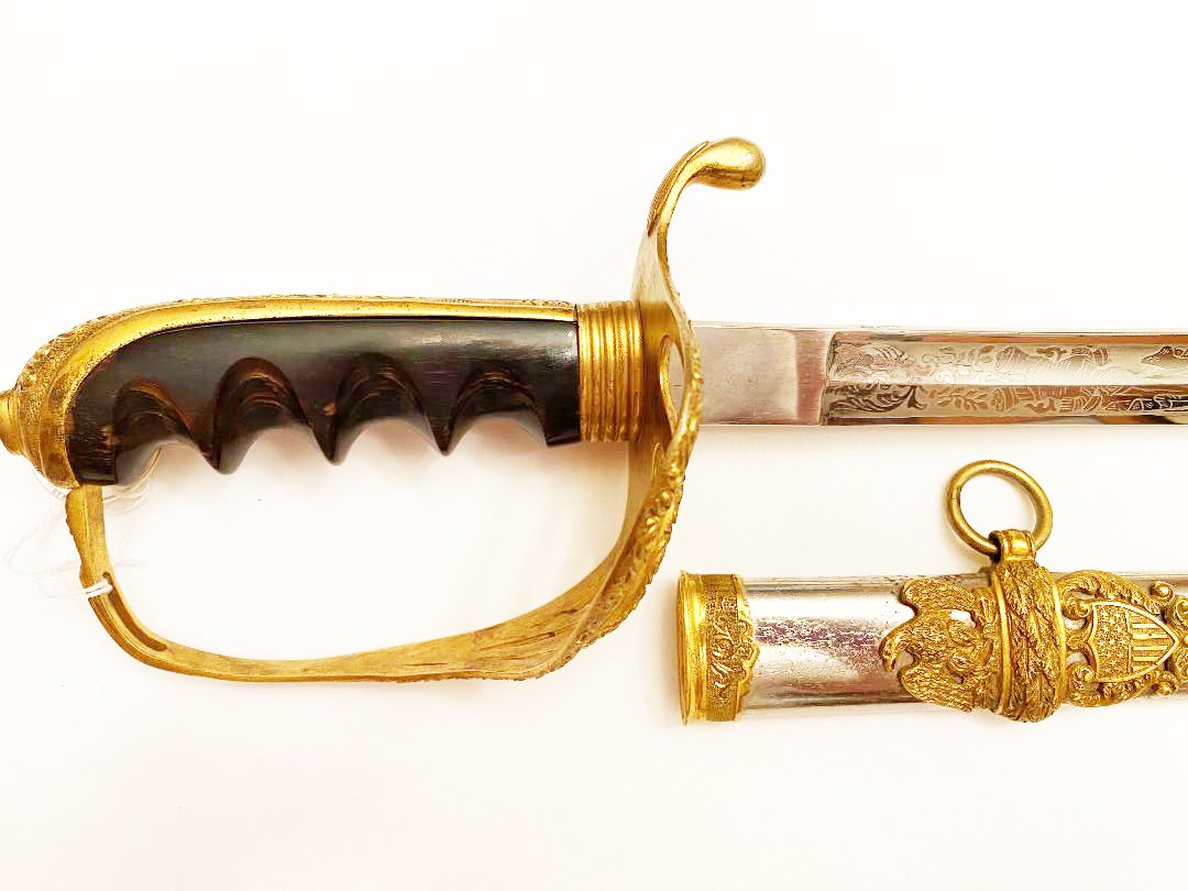 U. S. MODEL 1902 SABER FOR ALL OFFICERS (GEORGIA STATE SEAL) - Image 3