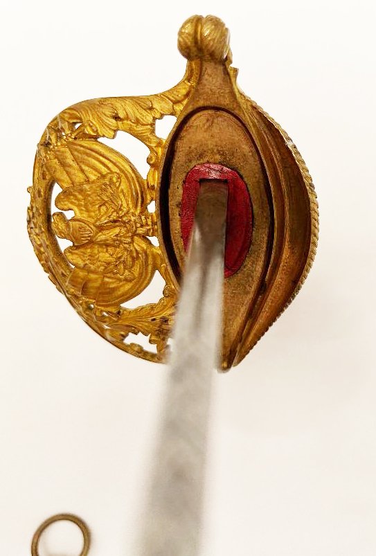 U. S. CIVIL WAR CAVALRY OFFICERS' SABER (PRESENTATION TO W. E. BRIGGS) - Image 10