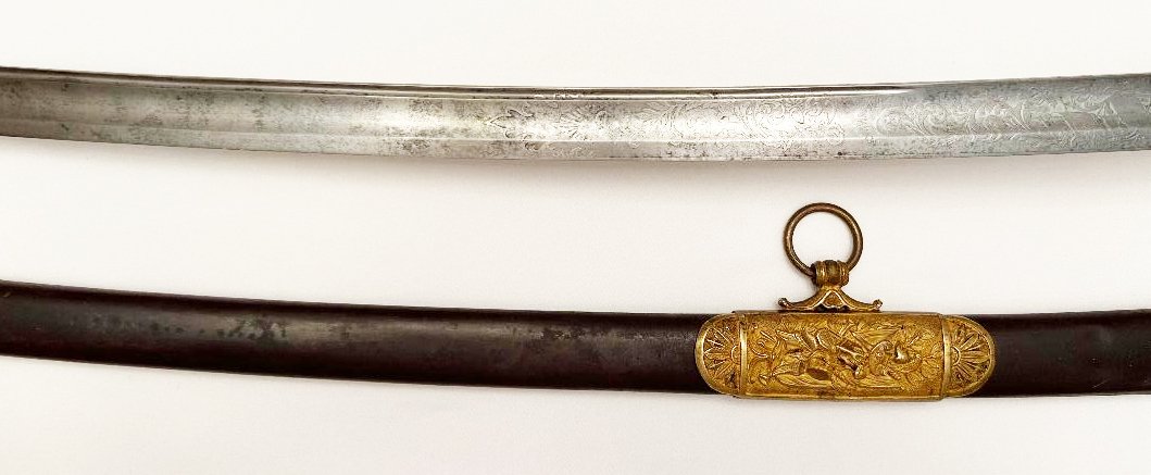 U. S. CIVIL WAR CAVALRY OFFICERS' SABER (PRESENTATION TO W. E. BRIGGS) - Image 6