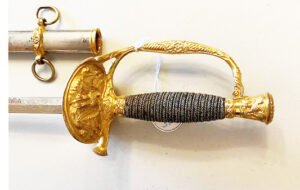 U. S. MODEL 1879 STAFF & FOOT OFFICERS' SWORD (SPRINGFIELD AMORY)