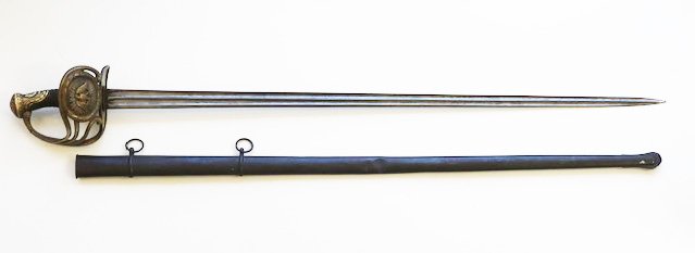 U. S. CENTE GARDE Cavalry saber (Civil War)